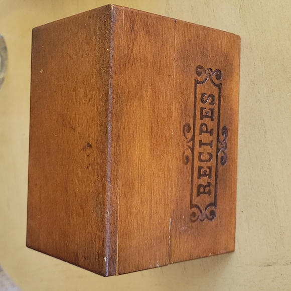 Other - Vintage recipe box
